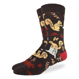 Men's Woodland Squirrel Socks