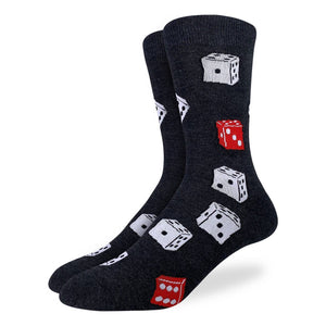 Men's Dice Socks - Shoe Size 7-12