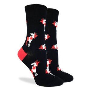 Women's Canada Moose Socks - Shoe Size 5-9