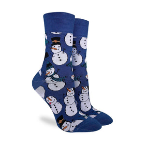Women's Snowmen Socks - Shoe Size 5-9