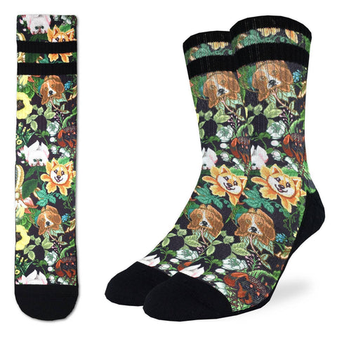 Men's Botanical Dogs Socks