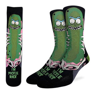 Men's Rick and Morty, Pickle Rick Socks - Shoe Size 8-13