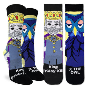 Women's Mister Rogers King Friday Socks