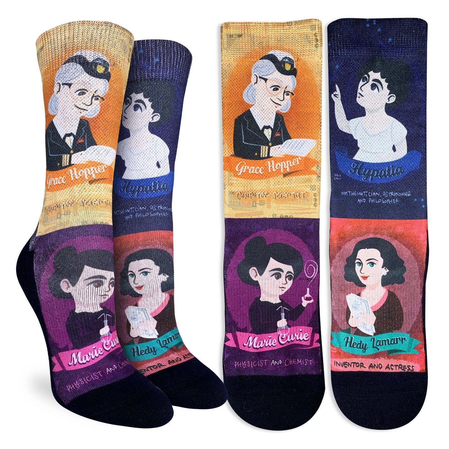 Women's Greatest Women in Science Socks - Shoe Size 5-9