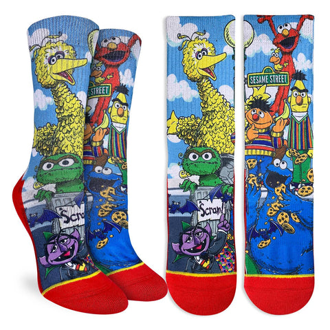 Women's Sesame Street Family Socks - Shoe Size 5-9