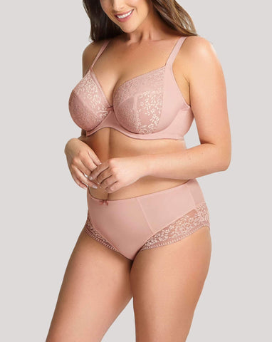 Panache Adore Deep Brief French Rose  Lumingerie bras and underwear for  big busts