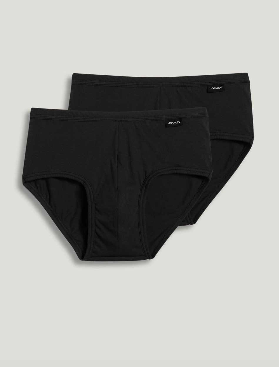  Jockey Mens Underwear Elance Poco Brief - 2 Pack