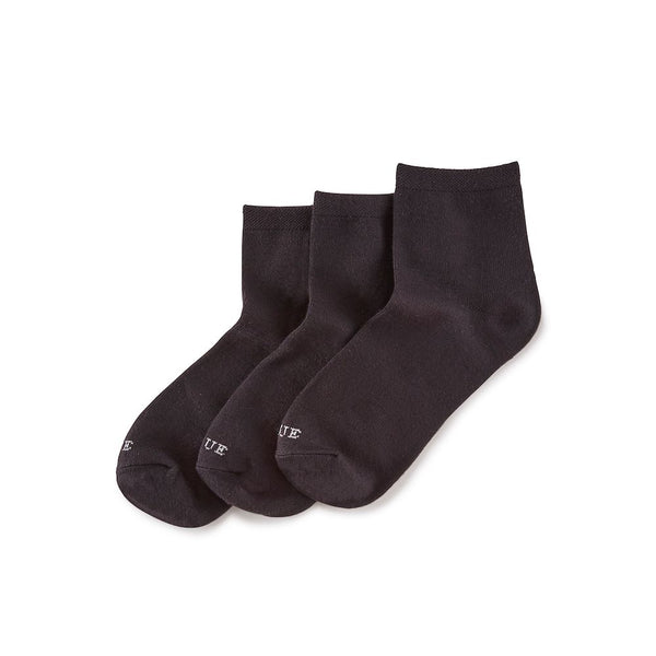 HUE Super Soft Cropped Sock 3 Pack
