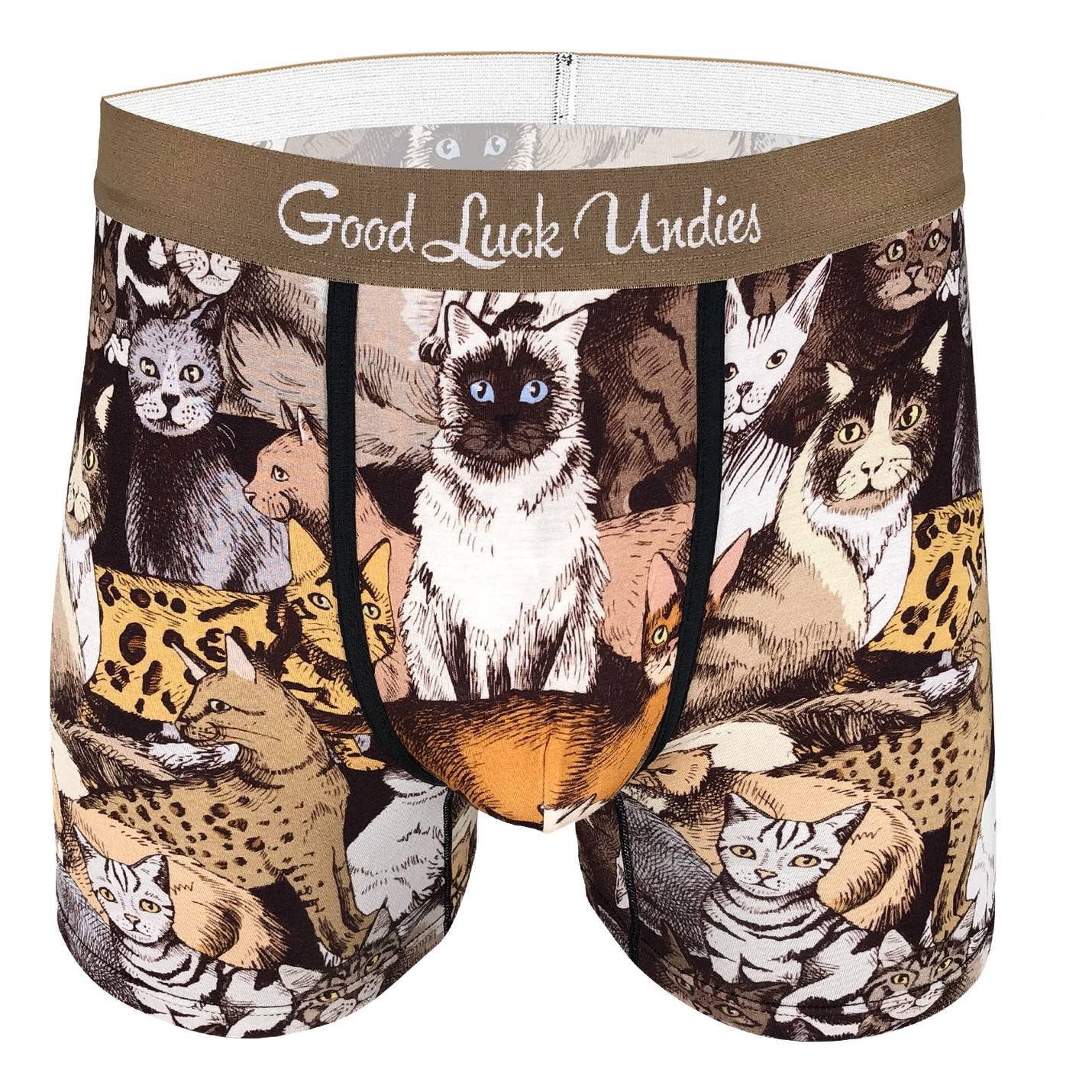 Good Luck Sock - Men's Social Cats Underwear